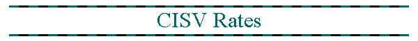 CISV Rates